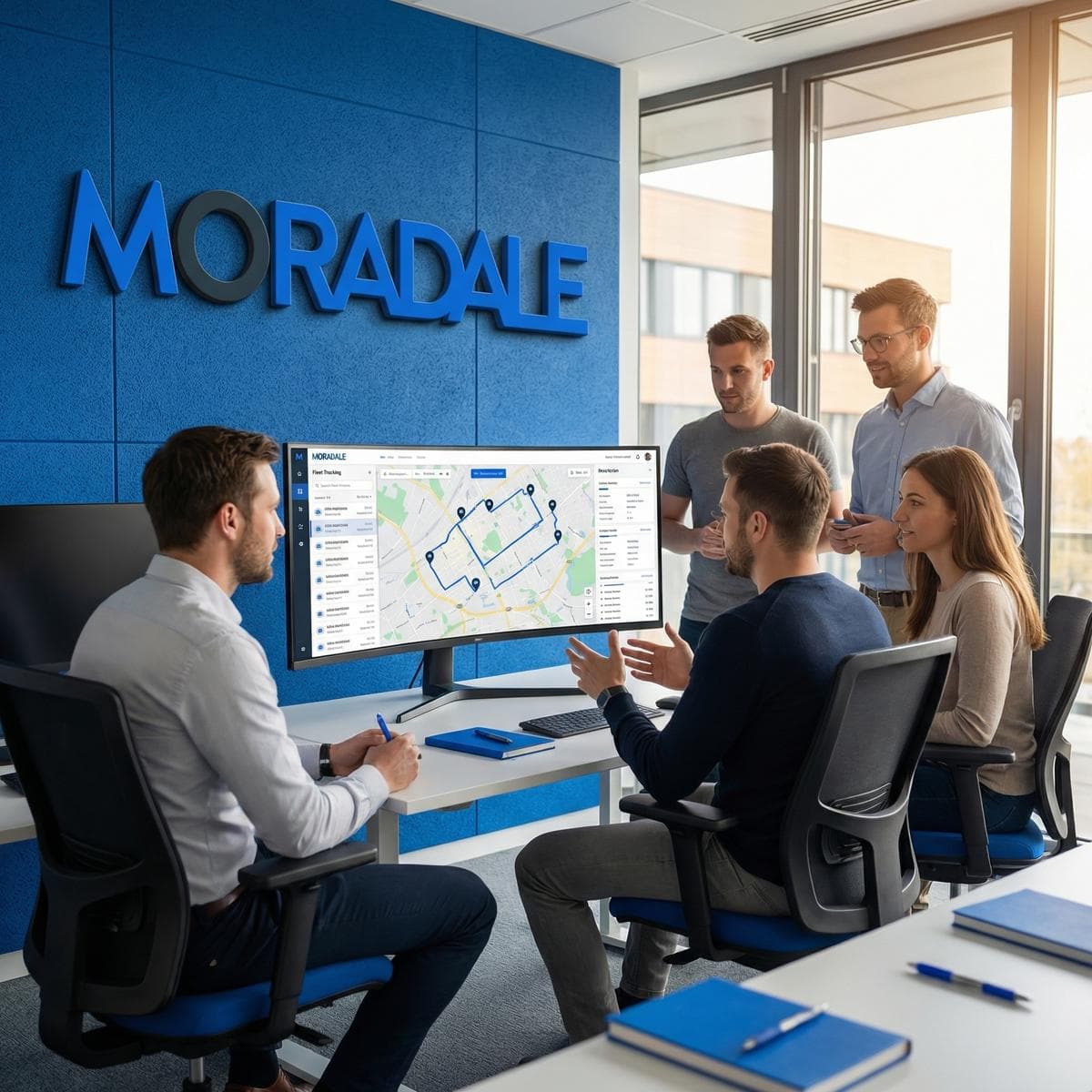 Moradale team working on dispatch technology